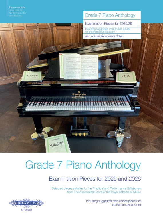 (預售產品 Pre-order) Grade 7 Piano Anthology Examination Pieces for 2025 and 2026