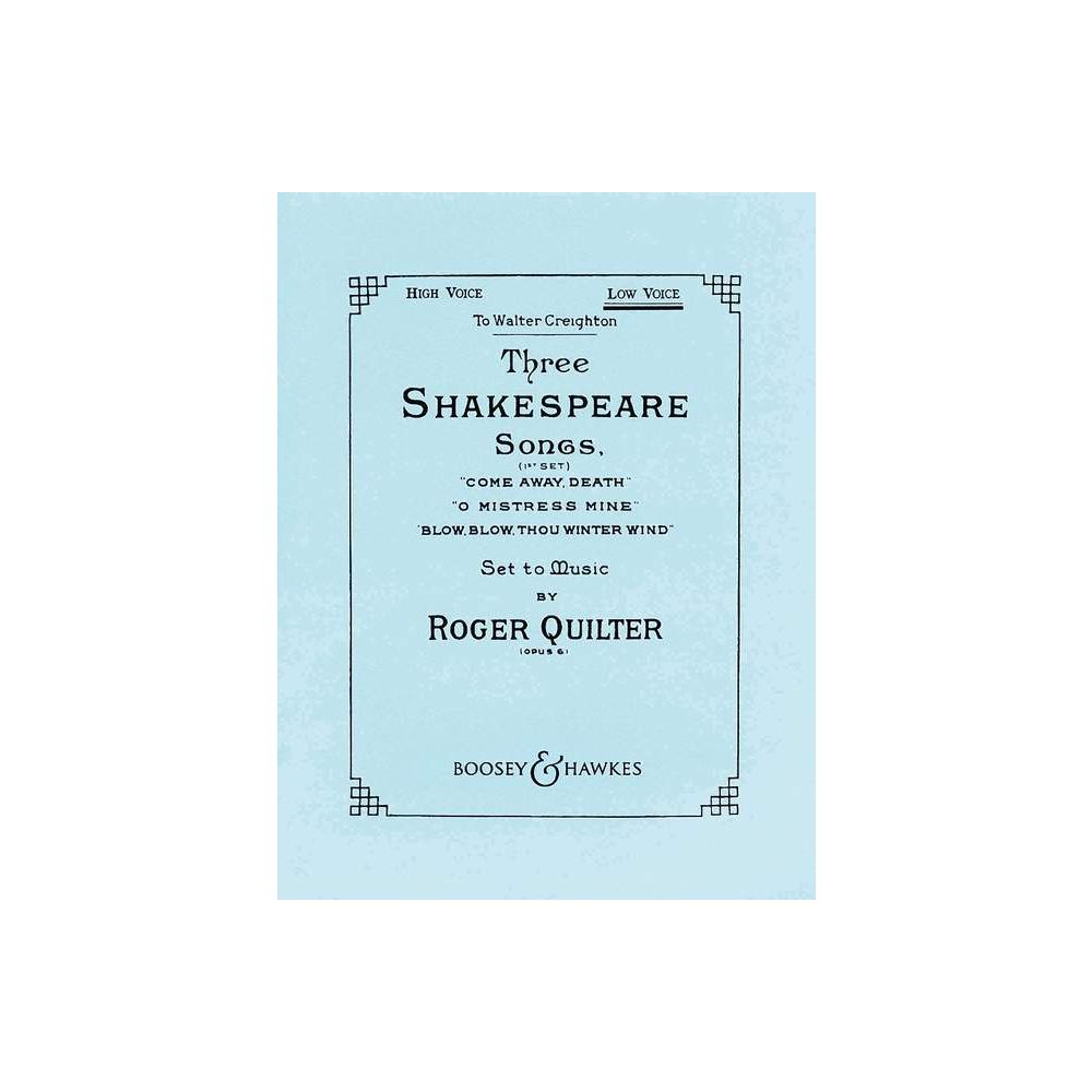 (#7) Three Shakespeare Songs