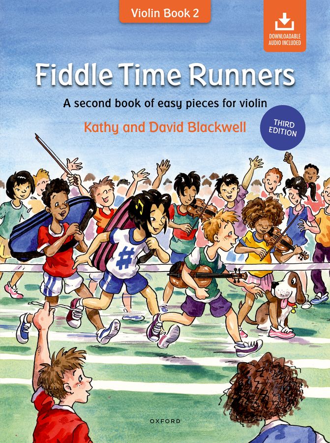 (#210 Violin) Fiddle Time Runners - Revised Version A second book of easy pieces for violin with CD