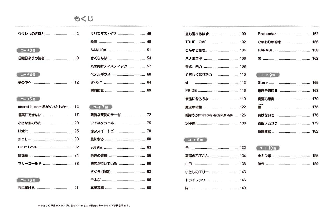 Sing Along With Ukulele J-Pop 10 Chords 烏克麗麗 (修訂版 Revised Edition)