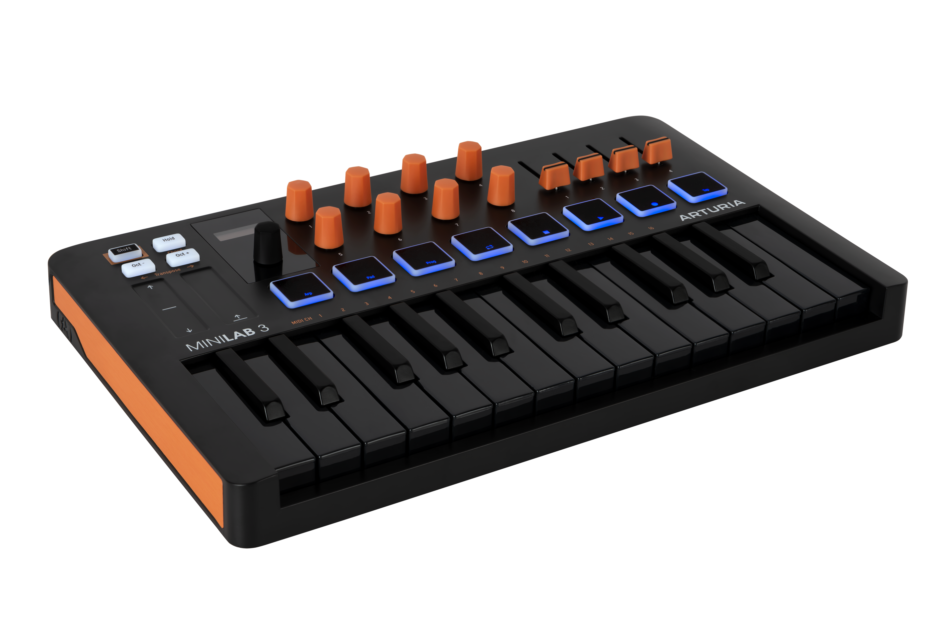 Arturia MiniLab 3 Orange Edition Universal MIDI Controller