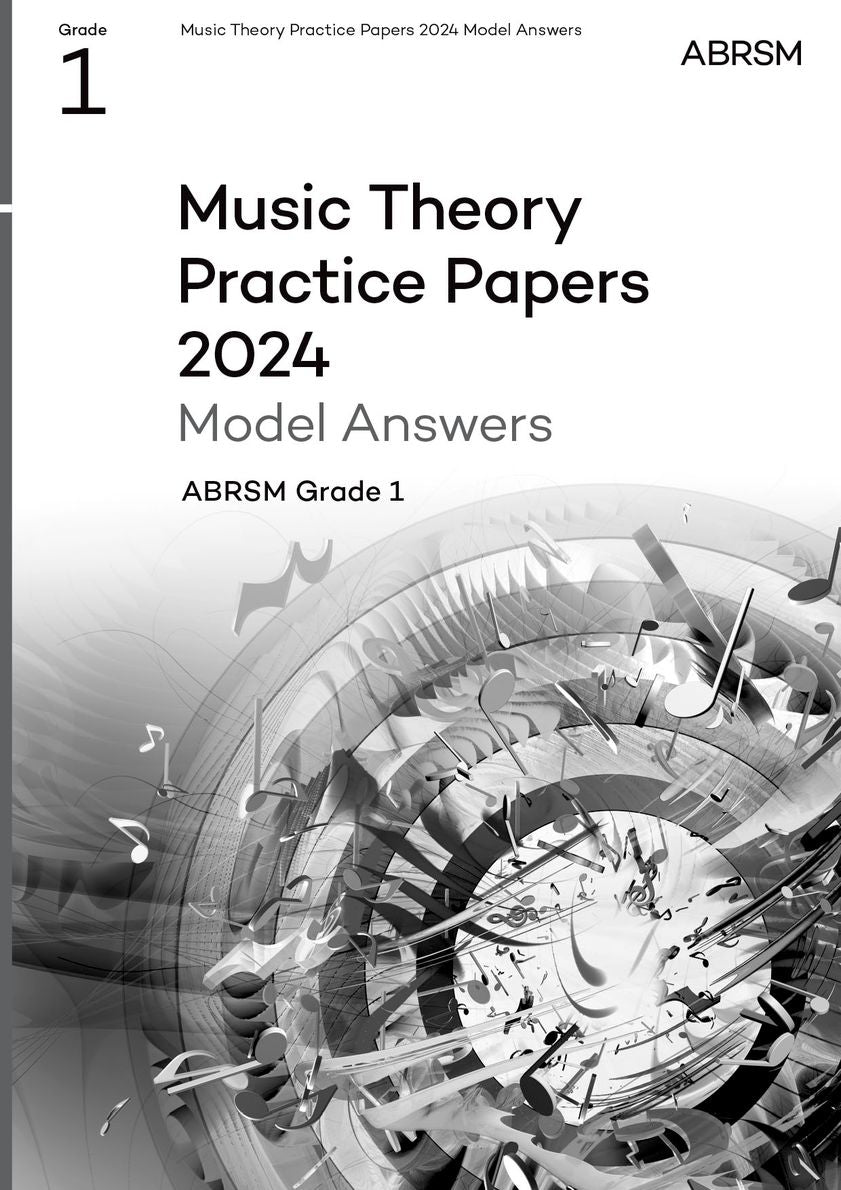 (訂購 Pre-order) ABRSM Music Theory Practice Papers Model Answers 2024 Grade 1