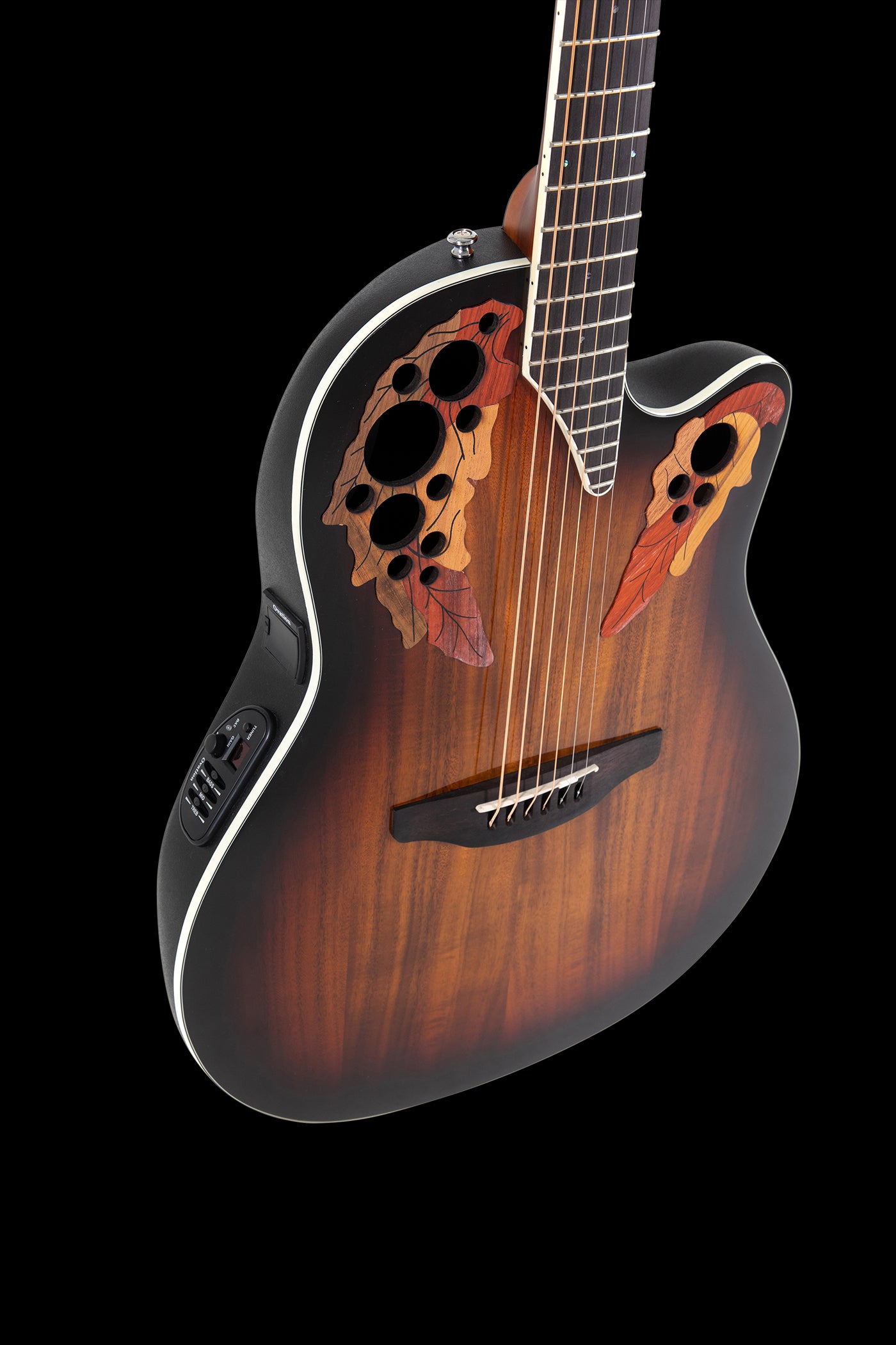 Ovation E-Acoustic Guitar Celebrity Elite Plus Super Shallow, Koa Burst