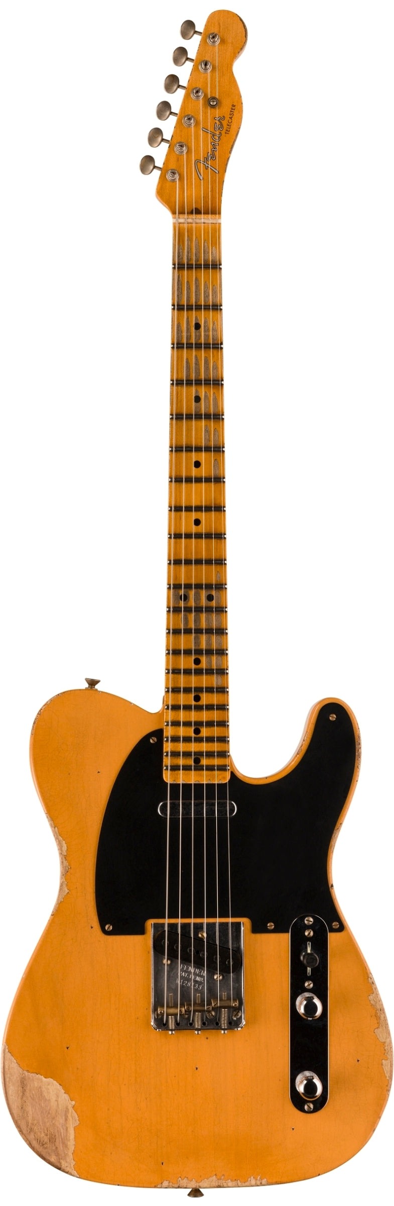 2022 TIME MACHINE '52 TELE® - HEAVY RELIC®, AGED NOCASTER® BLONDE