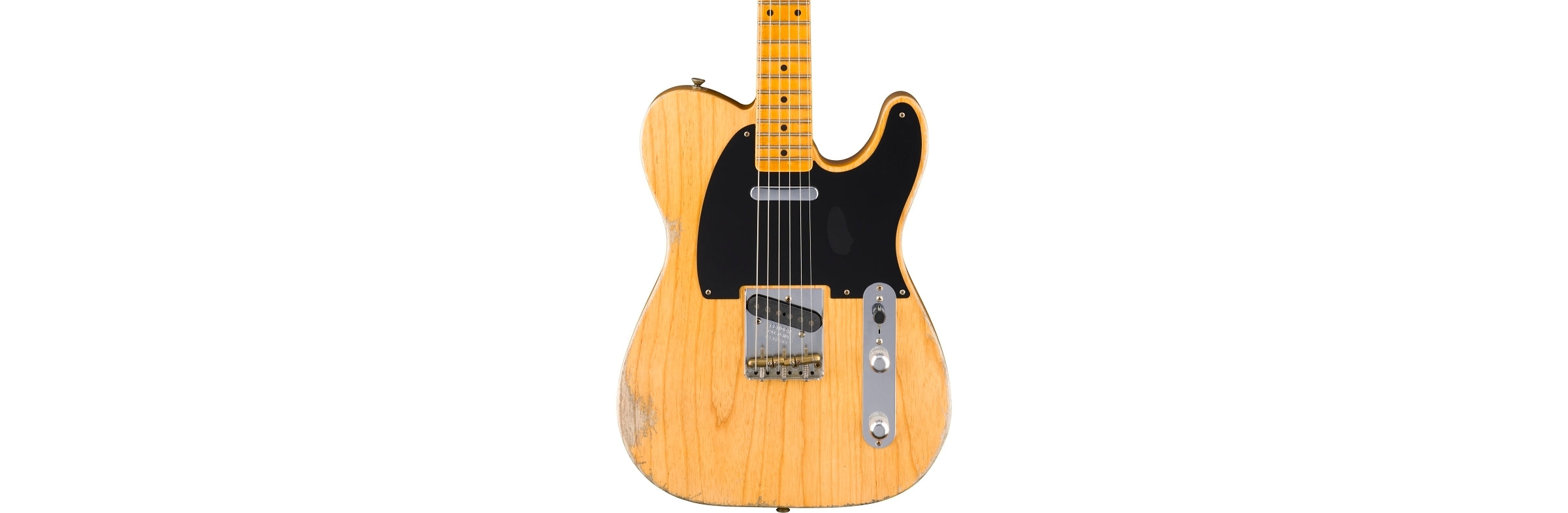 #3 Masterbuilt Todd Krause Custom Modified '50s Tele® Relic®, 1-Piece Quartersawn Maple Neck, Aged Natural (coming soon)