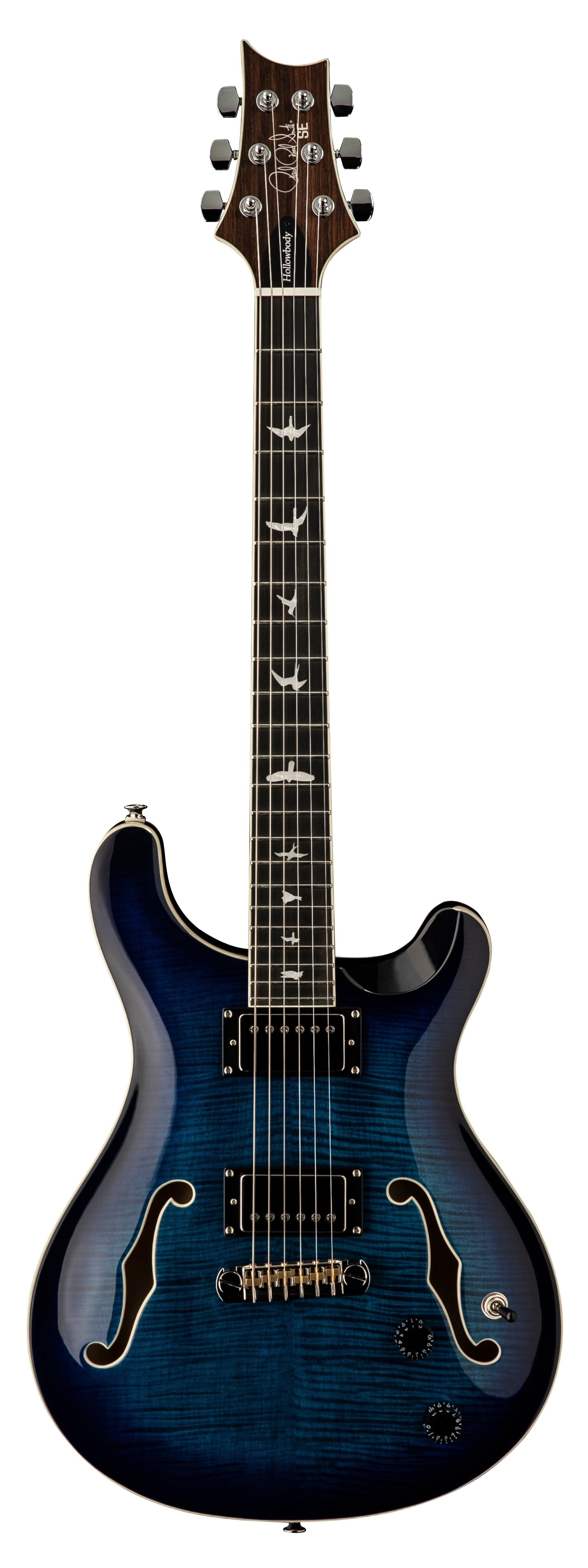 PRS SE Hollowbody II (Faded Blue Burst)