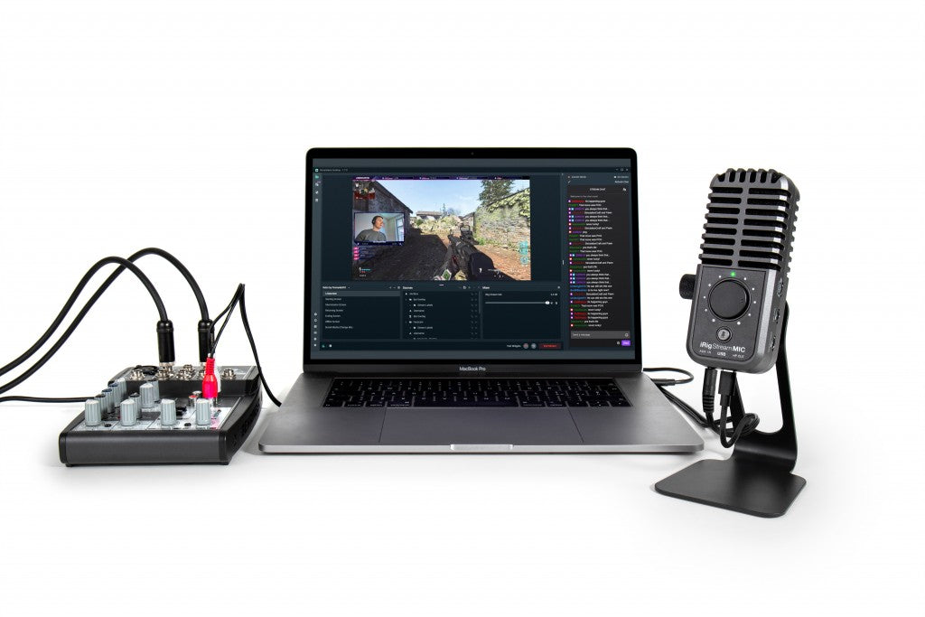 IK Multimedia iRig Stream Mic USB - USB Microphone and Stereo Audio Interface 收音咪