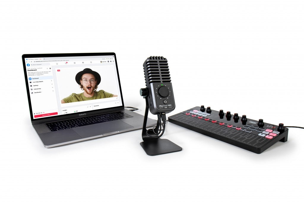 IK Multimedia iRig Stream Mic USB - USB Microphone and Stereo Audio Interface 收音咪