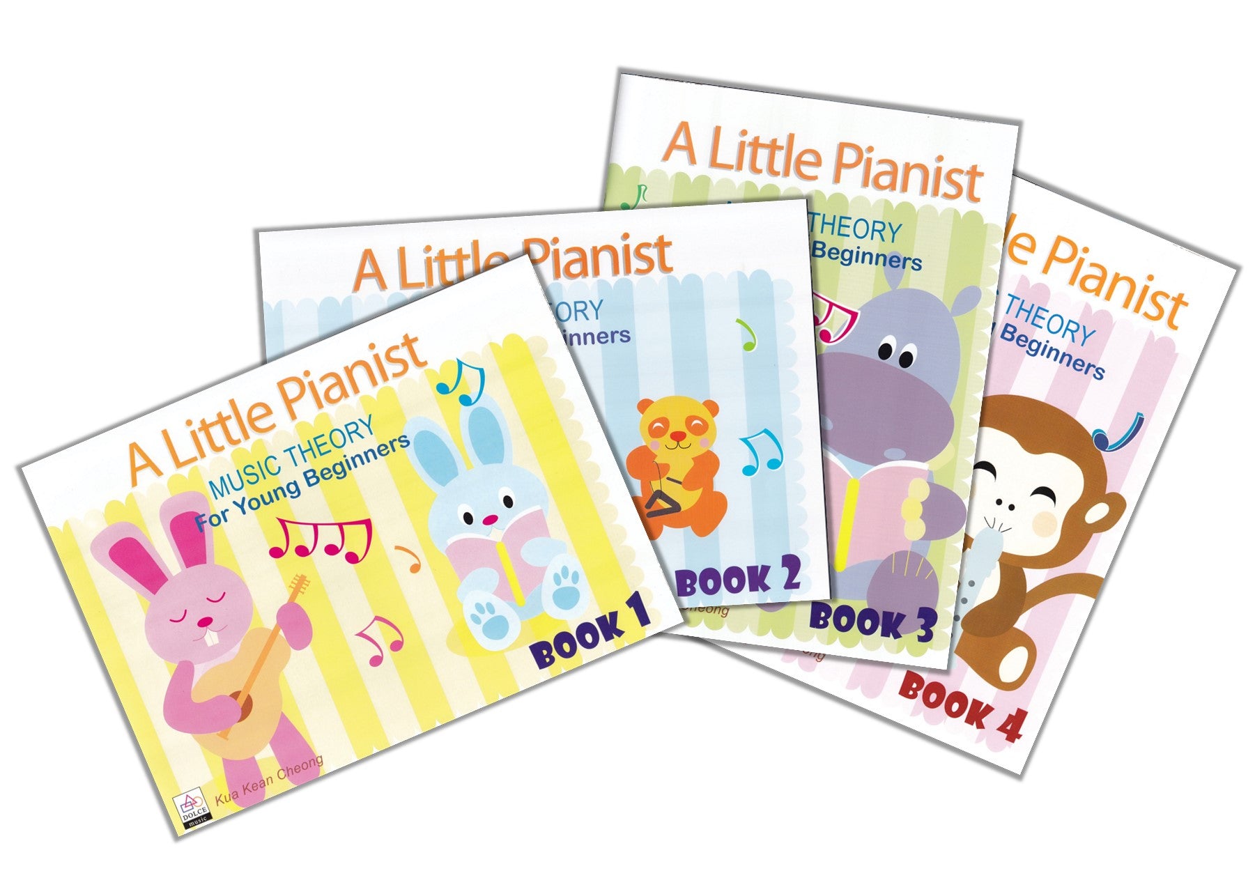 (Package) A Little Pianist Music Theory For Young Beginners Book 1-4