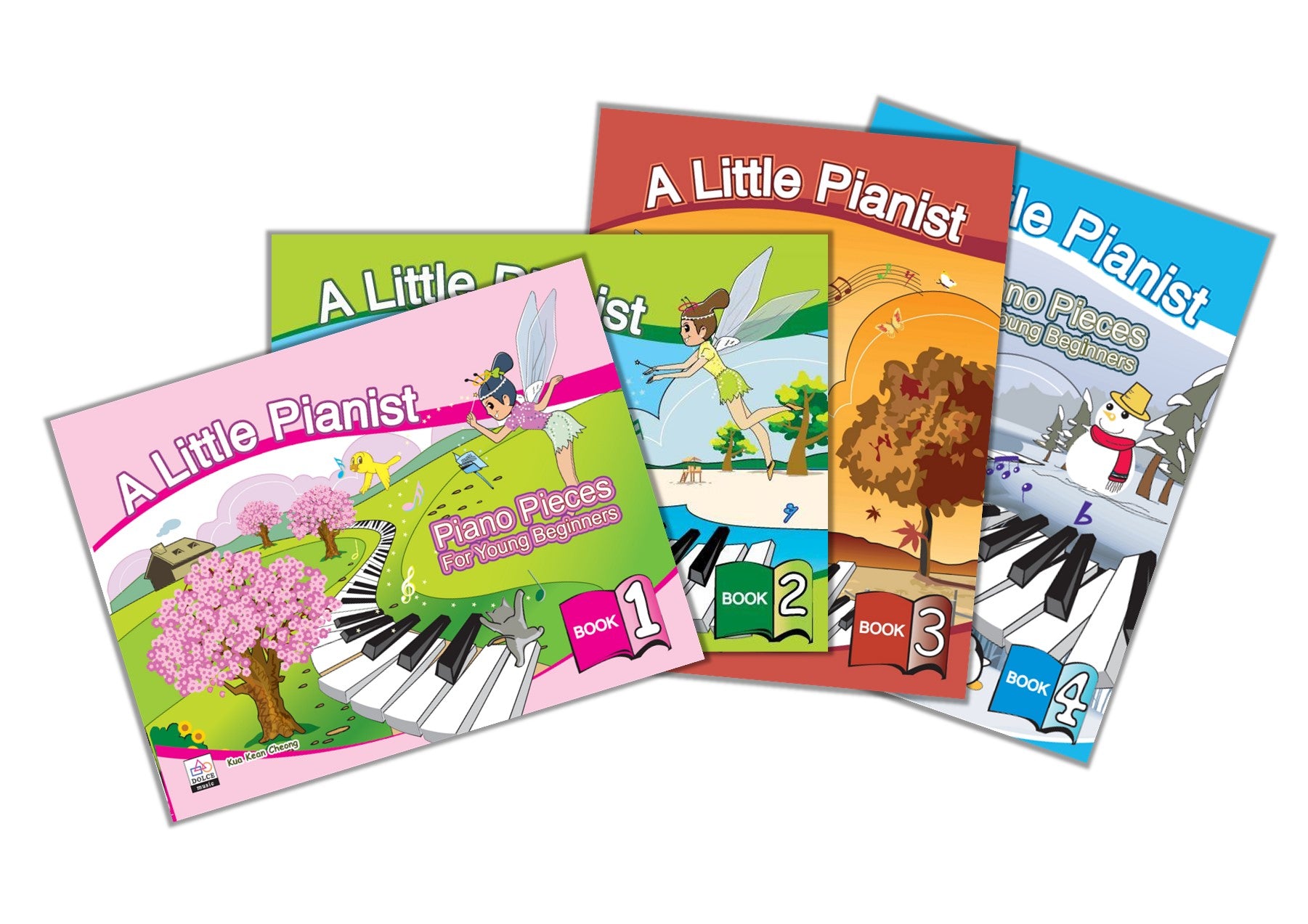 (Package) A Little Pianist Piano Pieces for Young Beginners Book 1-4