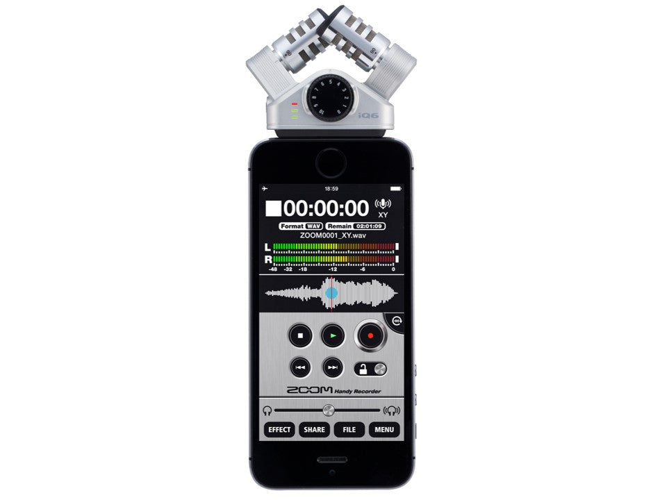 Zoom iQ6 Stereo Microphone for the iPhone and iPad — Tom Lee Music