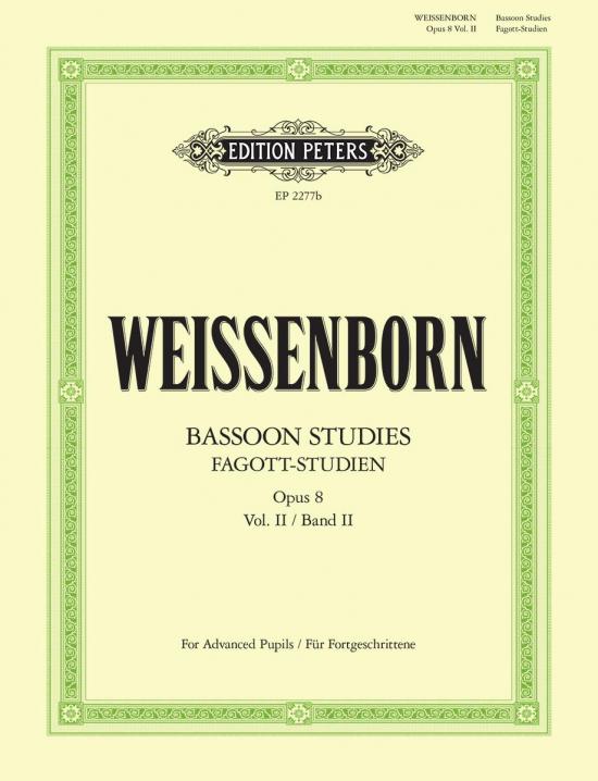 Weissenborn Bassoon Studies Op. 8 Vol. 2