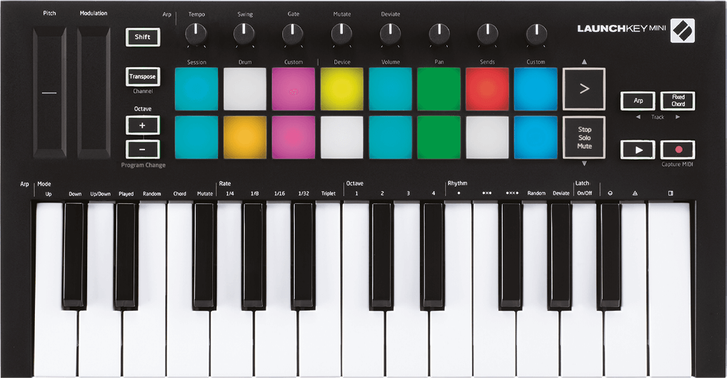 Novation　Black　Shoulder　For　MIDI　Controller　61　61-Key　Soft　Bag　Keyboards,　その他