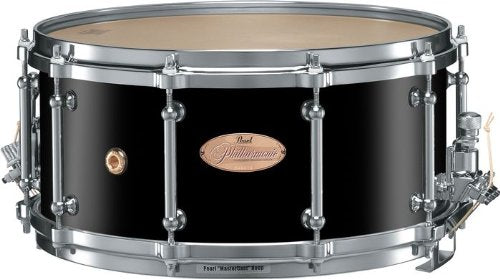 Pearl Philharmonic Brass Snare Drum - 6.5-inch x 14-inch, Black