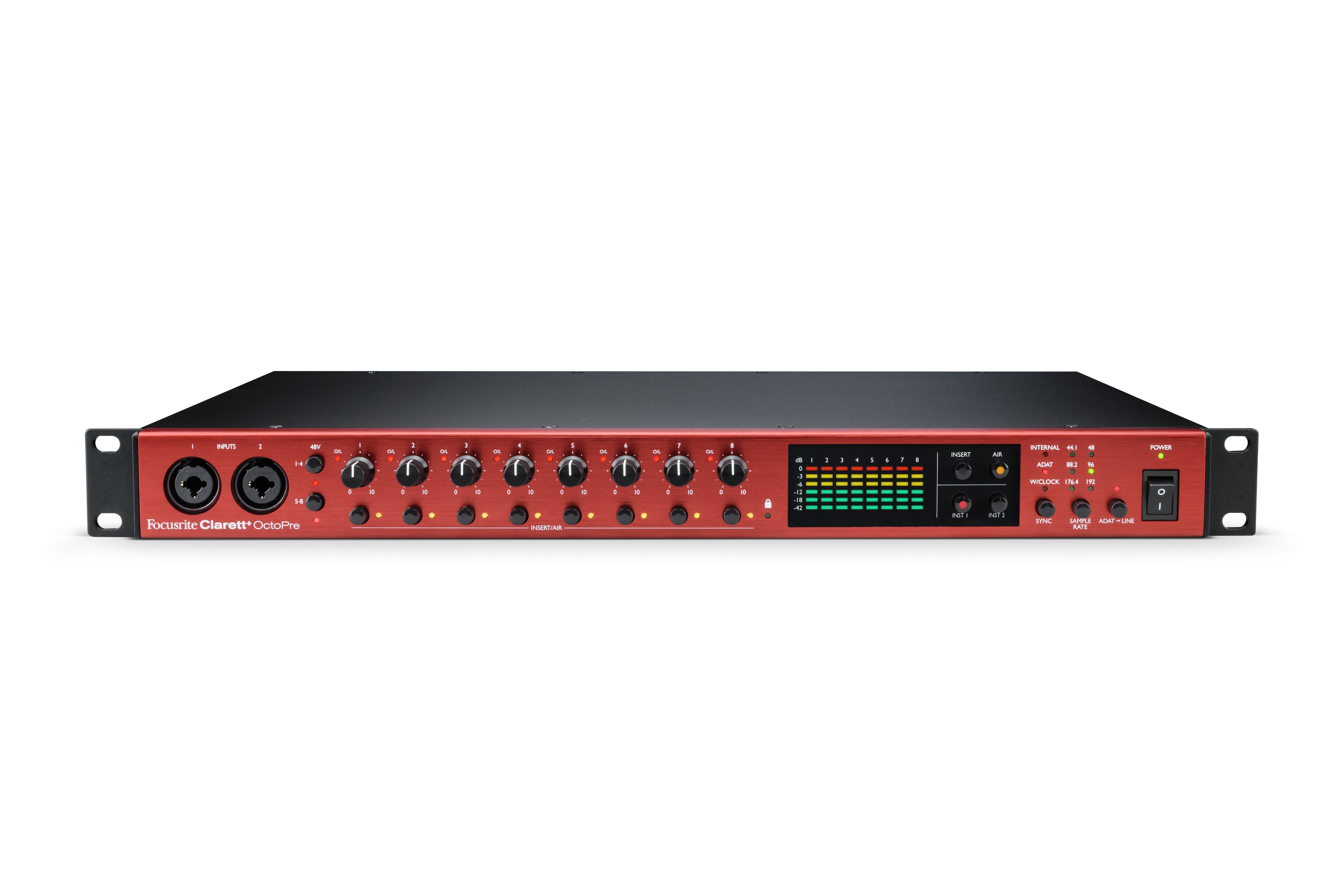 Focusrite Clarett+ OctoPre | 8-in / 8-out ADAT Preamp — Tom Lee Music