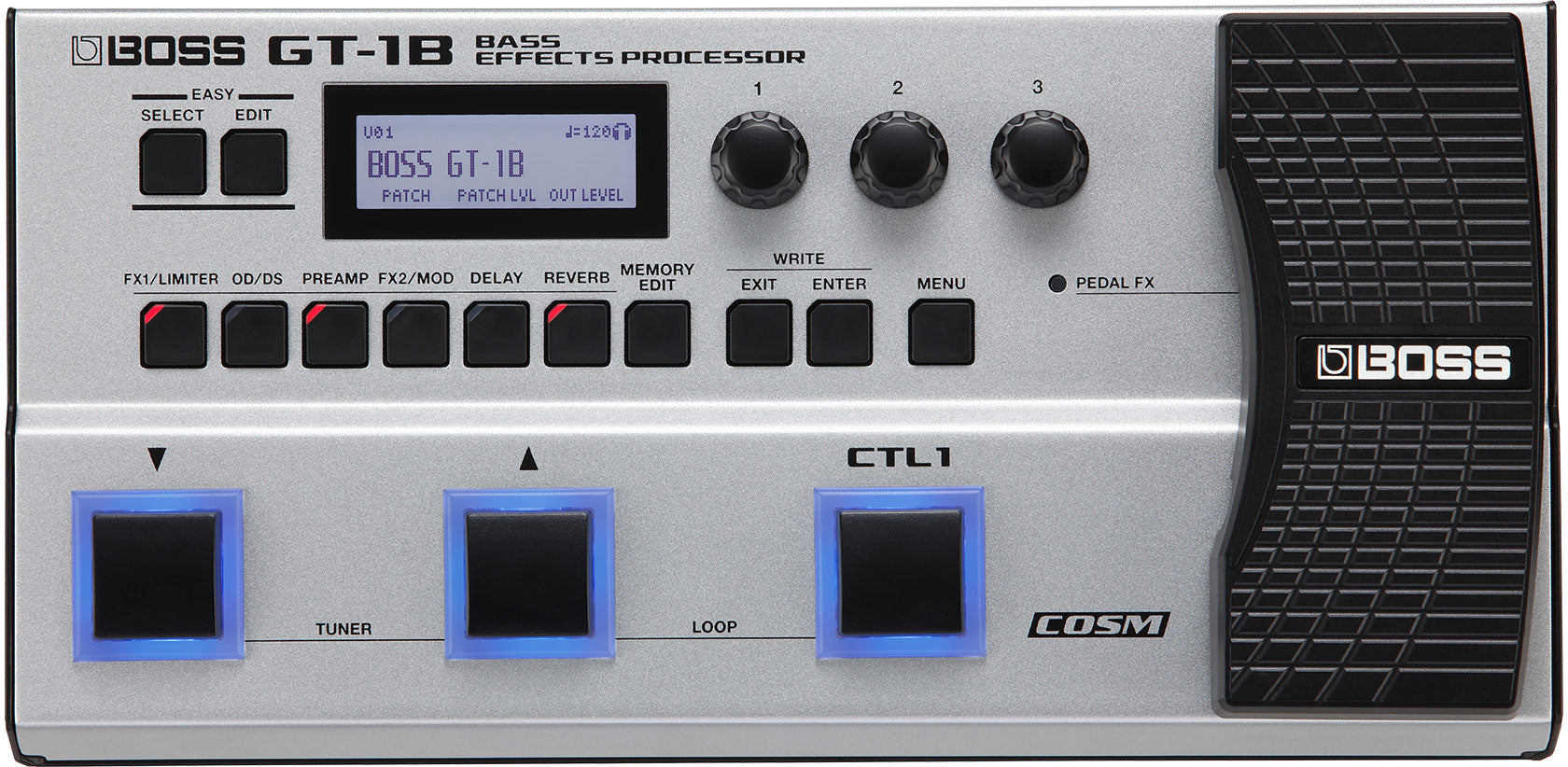 BOSS GT-1B Bass Effects Processor 低音結他效果器— Tom Lee Music