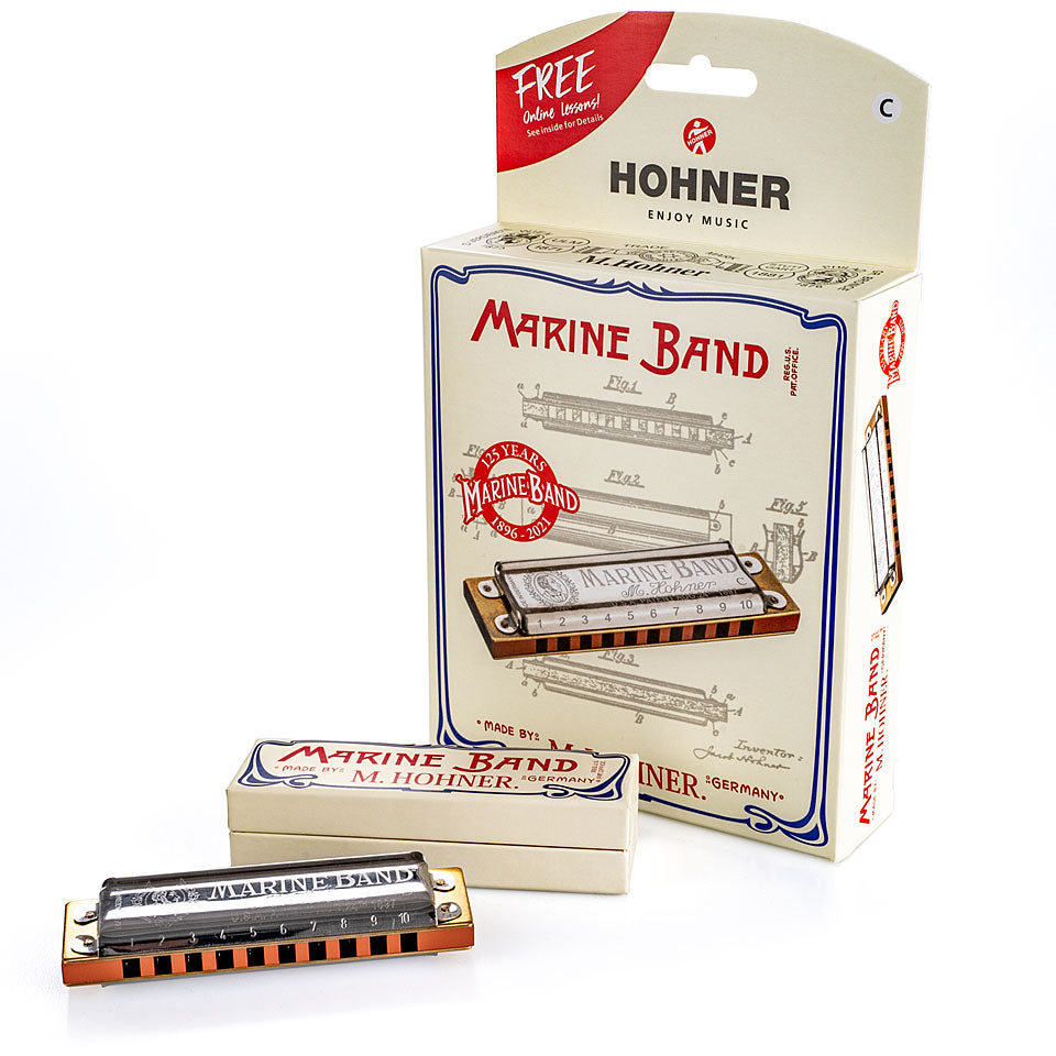 Hohner Marine Band 125週年復刻版10孔全音階口琴— Tom Lee Music