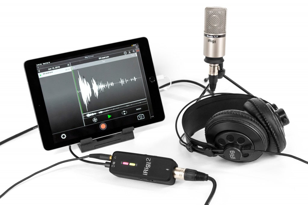 IK Multimedia iRig Pre 2 - XLR Microphone Interface for iPhone