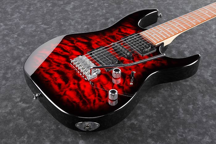 IBANEZ GIO Series GRX70QA Electric Guitar (TRB : Transparent Red
